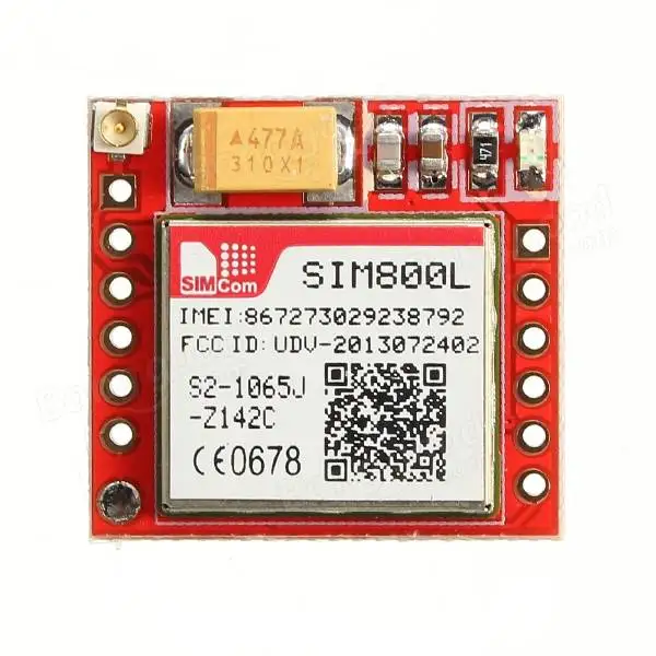 Самый маленький модуль SIM800L GPRS GSM Micro SIM карты основной платы четырехдиапазонный последовательный порт TTL