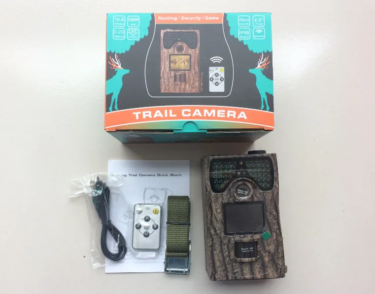 PR300 Hunting Trail Camera Full HD 12MP Photographs 1080P Video Night