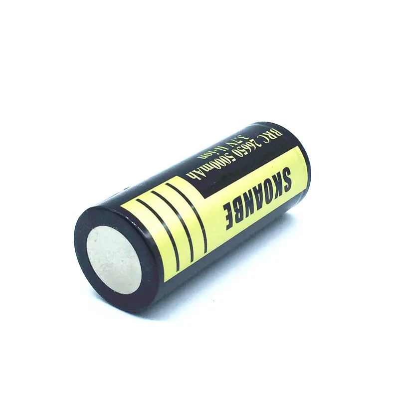 Original SKOANBE Battery 26650 battery 5000mAh Rechargeable Battery 3.7v Li-ion Batteries Actual Capacity Higher Than 5000mah