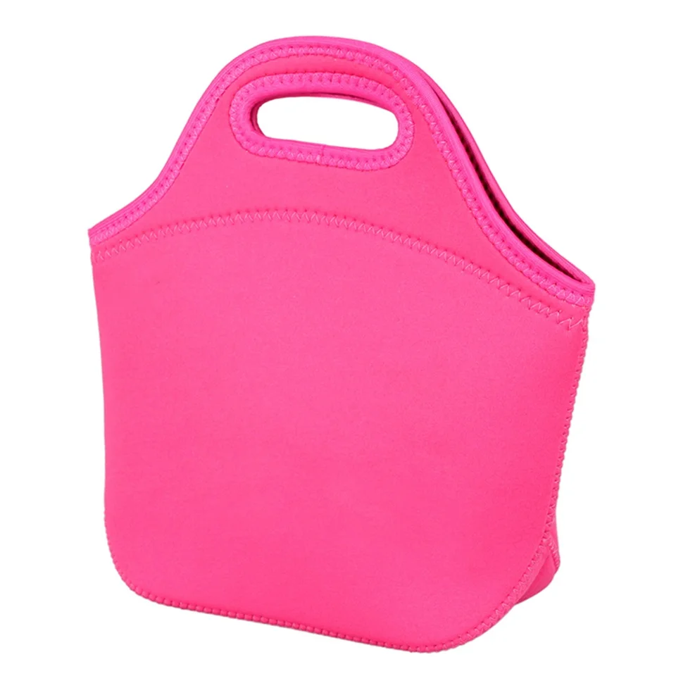 SIKOTE сумки для ланча сохраняет свежесть неопрена Портативный Пикник однотонные Термосумка из неопрена термо-сумка для ланча сумка для Для женщин Кулинария для детей