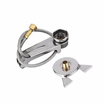

1 Set Picnic Camping Stove Split Converter Connector Gas Tank Adapter InCldue Box Hot sale Well Sell Drop Shipping