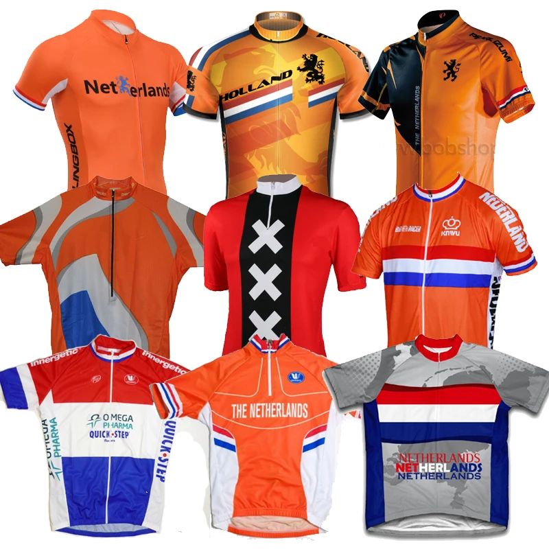 Holland Netherlands Dutch Fiets Kleding Cycling Jersey Bike Clothing ...