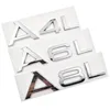 1.8T 2.0T 3.0T A3 A5 A7 A4L A6L A8L Letter Number Chrome Emblem Car Trunk Discharge Capacity Badge Logo 3D Tail Rear Sticker ► Photo 3/6