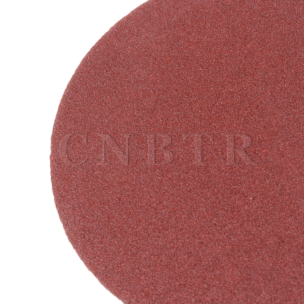 CNBTR 100PCS 115mm Aluminium Oxide Round Disc Sandpaper 60/80/120/180#