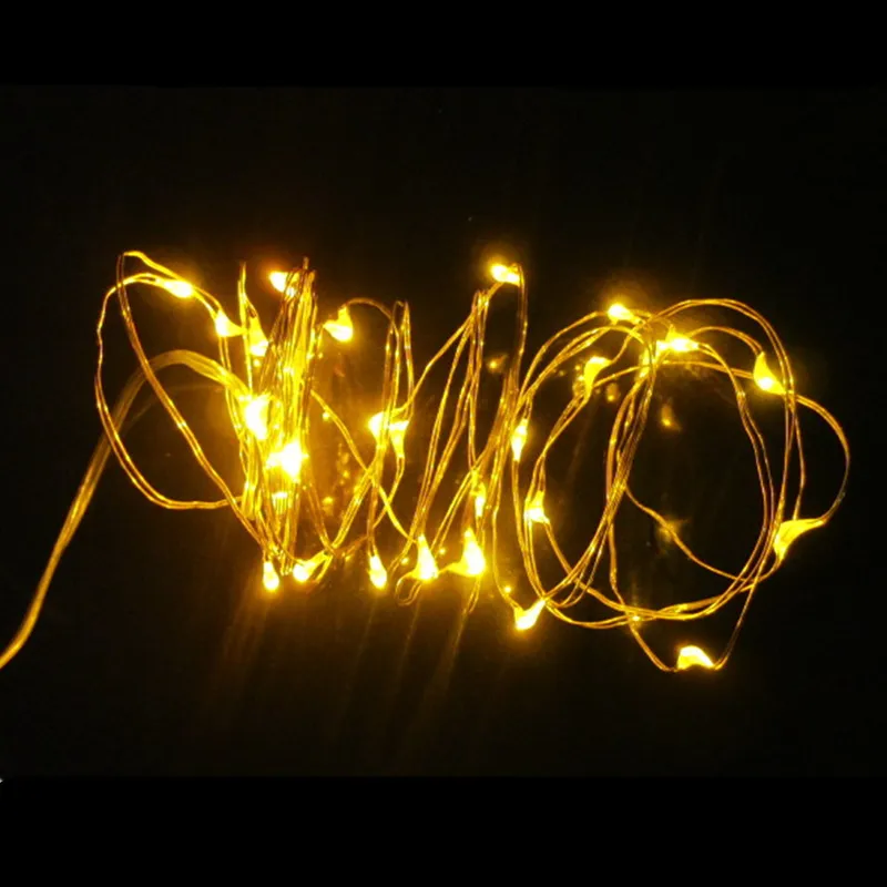 2M/3M/5M/10M LED Silver wire/Copper Wire 3AA Battery Operated LED Fairy String Light for Christmas Holiday Wedding Party Decor 2M/3M/5M/10M LED Silver wire/Copper Wire 3AA Battery Operated LED Fairy String Light for Christmas Holiday Wedding Party Decor