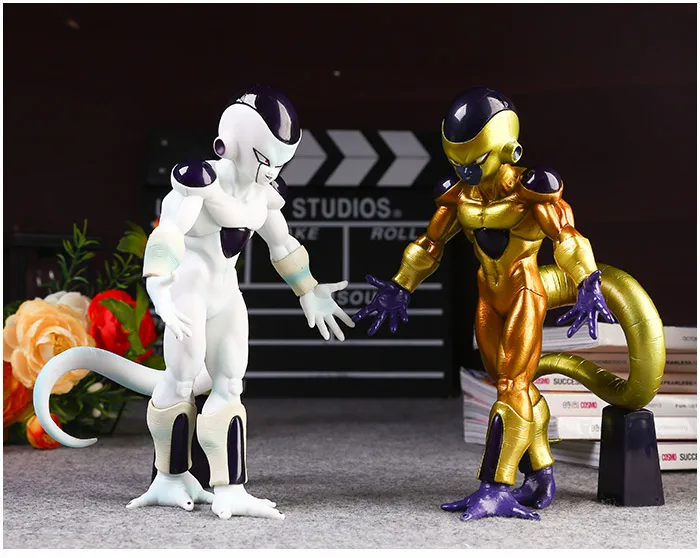 

Dragon Ball Z figurines anime MSP Frieza figure gold domineering styling 2 styles PVC toys for gift free shipping