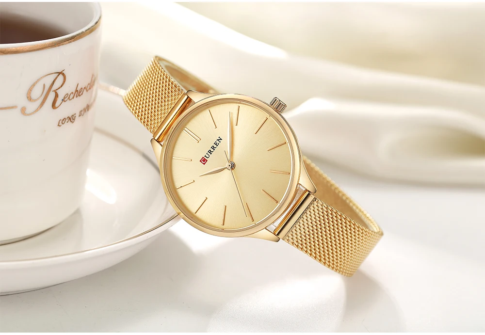 CURREN часы женские модные кварцевые наручные часы женские креативный циферблат дизайн женское платье часы подарок Relogio Feminino 9024