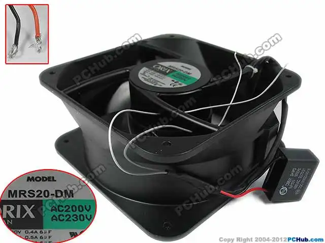 Emacro для ORIX MRS20-DM AC 200 V 230 V 0.5A 50/60 Гц 200x200x90 мм вентилятор охладителя сервера