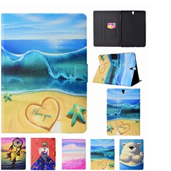 

Cute polar bear Case For Samsung Galaxy Tab S3 9.7 T820 SM-T825 Tablets PU Leather Stand Folding Wallet Protective Cover Shell