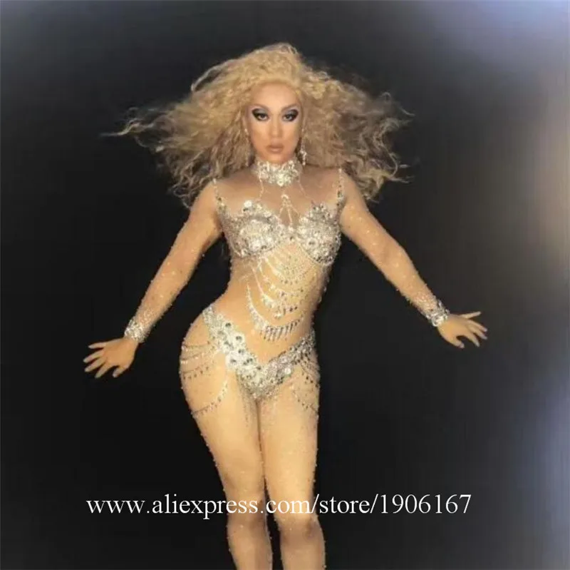 Sexy Lady Stage Performance Ballroom Costume Nightclub Party Evening Dress TV Model Catwalk Show Pole Belly Dance Suit Clothes | Дом и сад