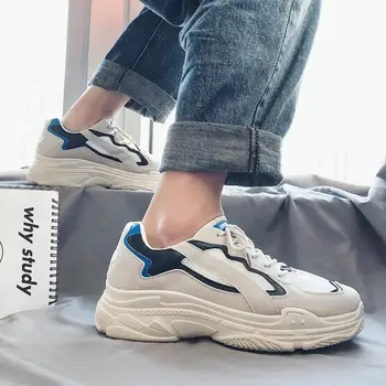 

PUPUDA Sneakers Men Fashion Comfy Casual Shoes Men Outdoor Running Sport Jogging Basketball Shoes Sneakers Platform Shoes Men