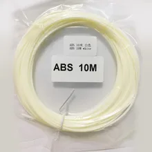 10 Meters 1.75mm ABS filament 3d Printing materials Threads Plastic Wire Printer Consumables for 3D pens & 3d printer