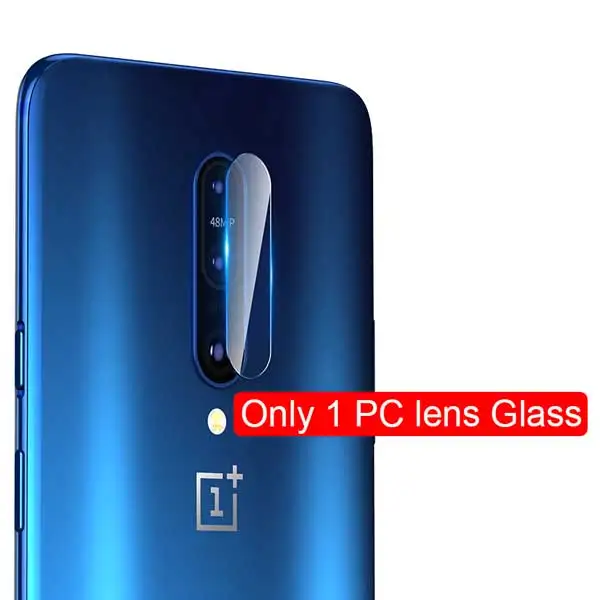 Закаленное стекло для OnePlus 7 Pro 6T 6 защитная пленка для экрана для One Plus 7Pro 6T Защитная стеклянная крышка для объектива камеры Чехол - Цвет: 1pcs lens glass