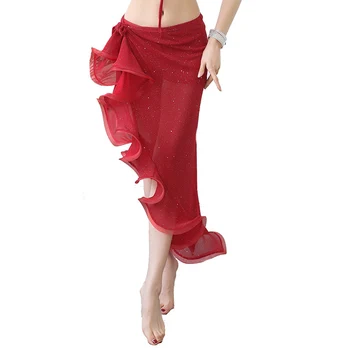 

Belly Dance Skirt Sexy Bollywood Bellydance Outfit Gypsy Wear Oriental Dancing Performance Hip Scarf Women Clothes 2019 DC2148