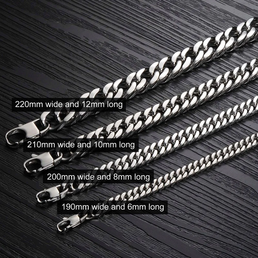 Браслет цепочка мужской из нержавеющей стали 19/20/21/22 см|bracelet sale|bracelet ironjewelry golden |