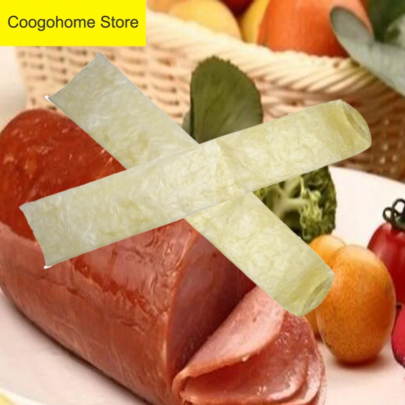 2Pc Large Sausage 10*50Cm Hot Dog Tube Large Casing For Sausage Birthday Party Celebrates