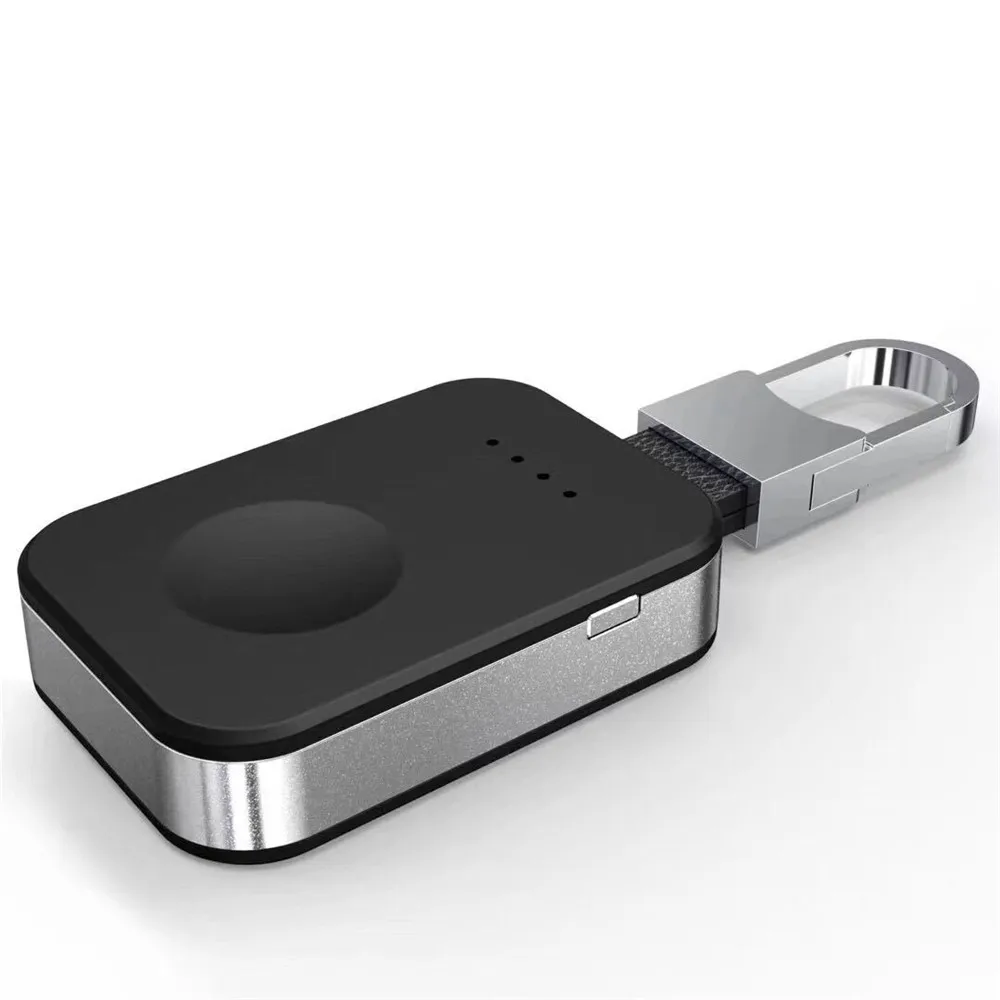 Беспроводное зарядное устройство для Apple Watch 4 3 2 1 быстрое зарядное устройство Qi Беспроводная зарядка для i Watch портативная 950 мАч мини