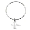 Pulseira Feminina 2017 Bangles 18 kinds of Bangle Hand/Bead/Leaf Pendant Bracelet 3mm Thickness Charm women Jewelry Pulsera 3