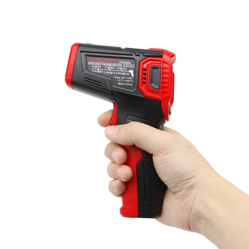 

HABOTEST HT650 -30~550C digital thermometer humidity meter infrared thermometer hygrometer temperature humidity meter pyrometer