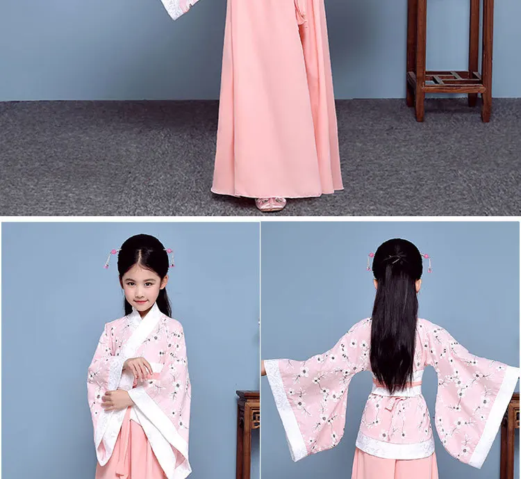 Милый детский костюм для косплея, женская одежда Феи Костюм в восточном стиле костюм Qufu Guifei костюмы для девочек