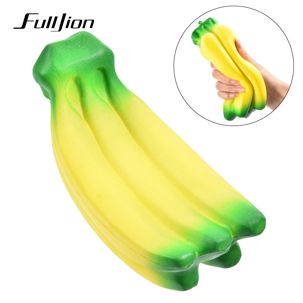 Fulljion Спорт и развлечения банановый Squishy Новинка Gag игрушки Squeeze стресса Смешные