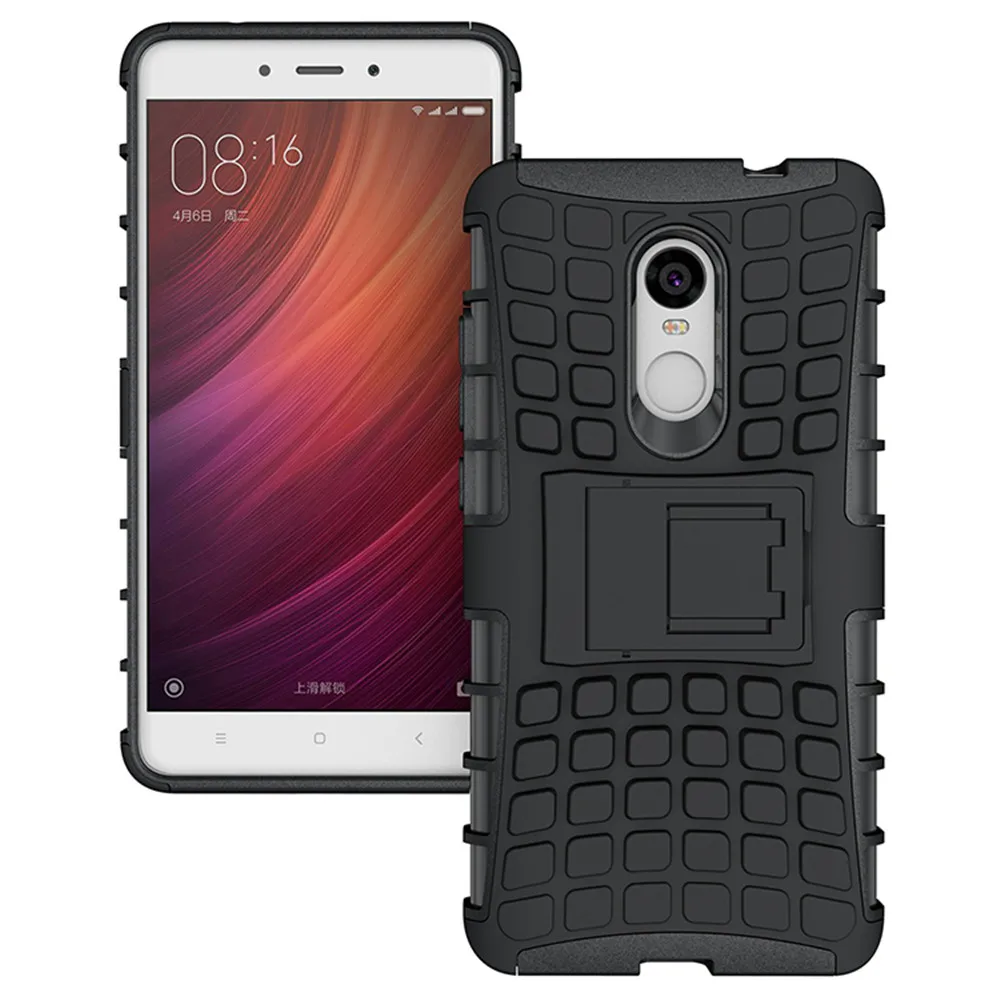 case For Xiaomi Redmi 4a Note4 Kickstand Case Shockproof Cover soft TPU Hard PC Dual Armor With Stand for redmi 5A |
