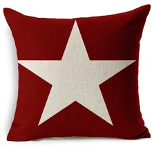 847 креативный мультфильм черный и красный звезда автомобиля постельное белье диванная Подушка без заполнения автомобиля кровать декор для комнаты