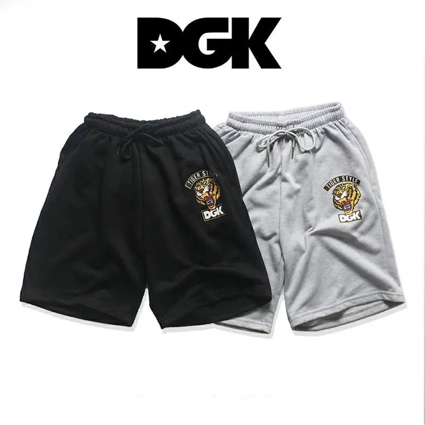 Новое поступление, шорты Dgk Для мужчин Для женщин 1:1 высококачественные шнурки шорты DGK