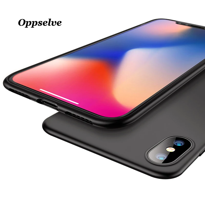 

Oppselve Luxury Phone Case For iPhone X Ultra Thin Slim Cover For iPhone 10 Capinhas Hard PC Back Shell Coque Funda Phone Pouch