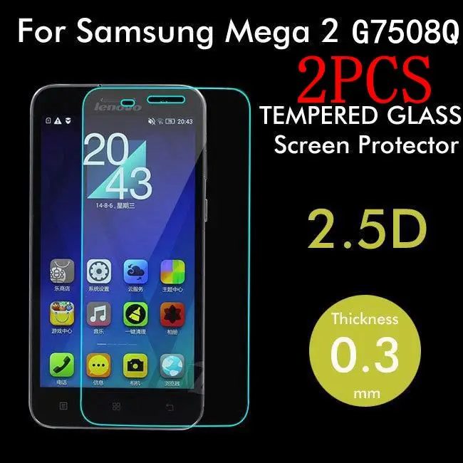 Закаленное стекло для Samsung Galaxy Mega 2 G7508Q Защитная пленка экрана G750F G750A шт. |