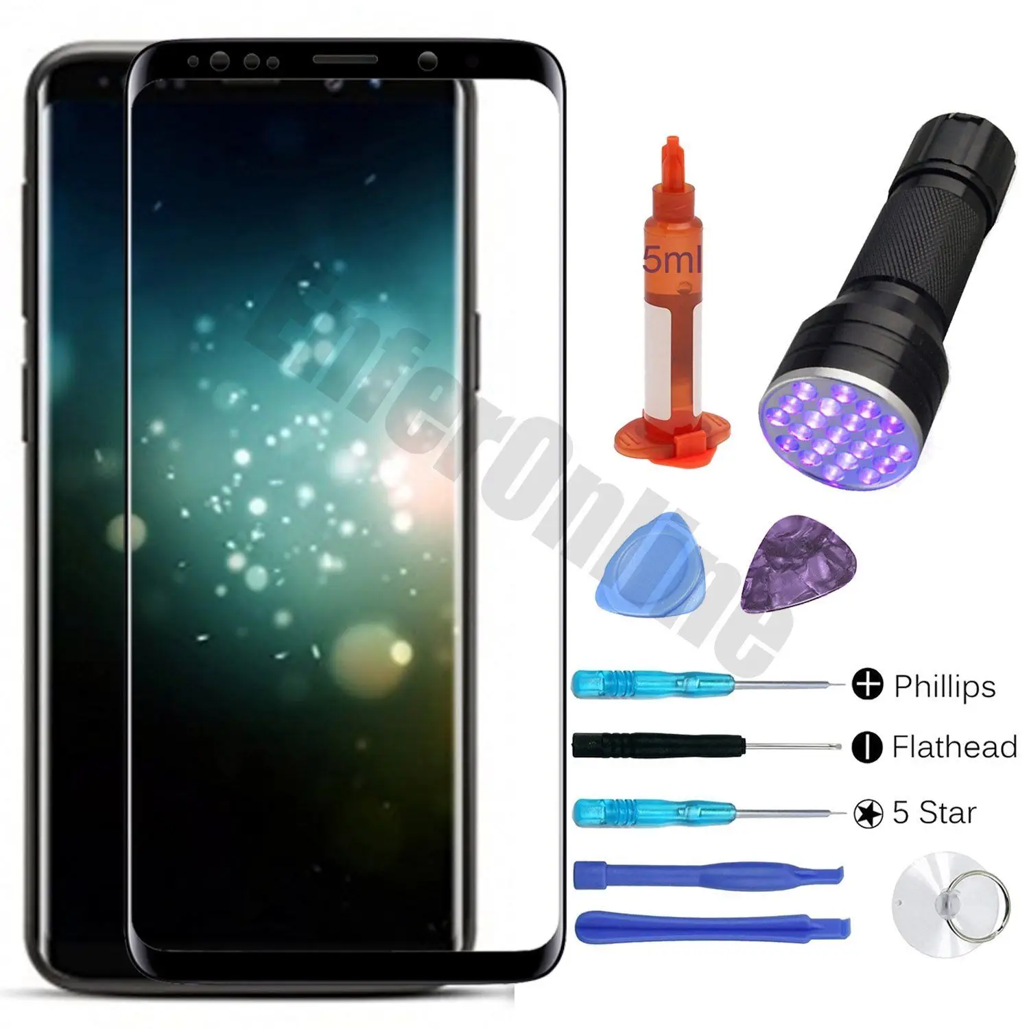 For Samsung Galaxy S9 OEM Front Touch Screen Glass Replacement Lens+ Repair Tool For Samsung Galaxy S9 OEM Front Touch Screen Glass Replacement Lens+ Repair Tool