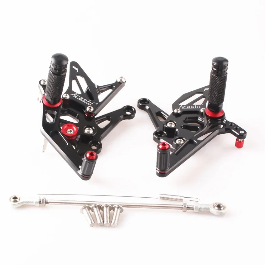 

Adjustable Rearset Foot Pegs For Kawasaki Z1000 2014 CNC Aluminum Motorcycle Black