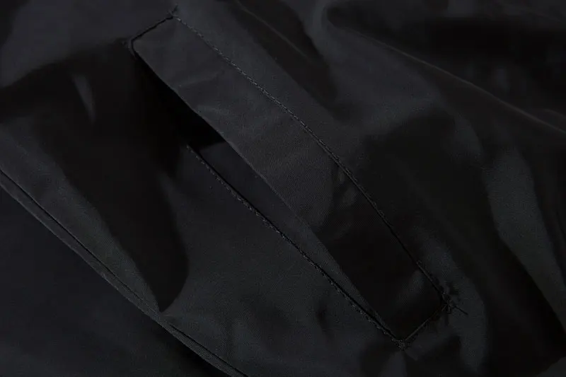 Sleeve Ribbon Color Block Zip Track Jackets 8