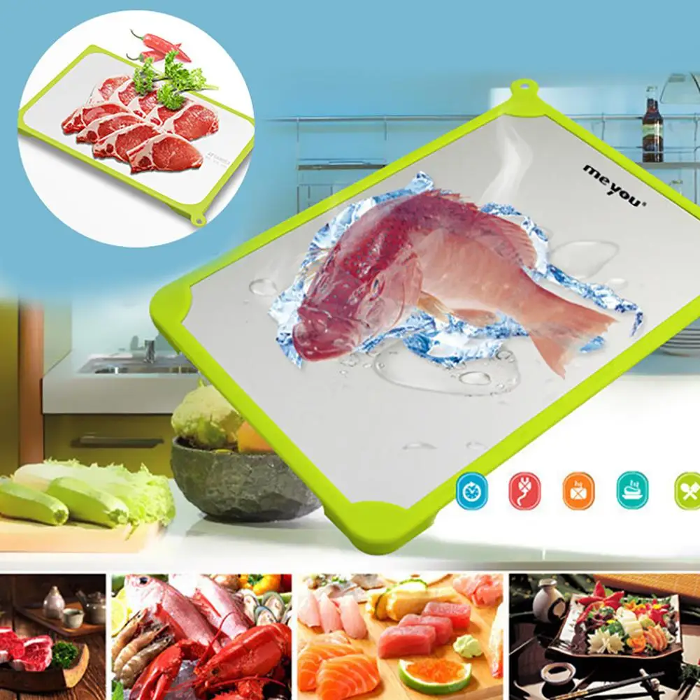 Fast Defrosting Board Safety Frozen Food Meat Thawing Plate Tray Kitchen Tool Hot