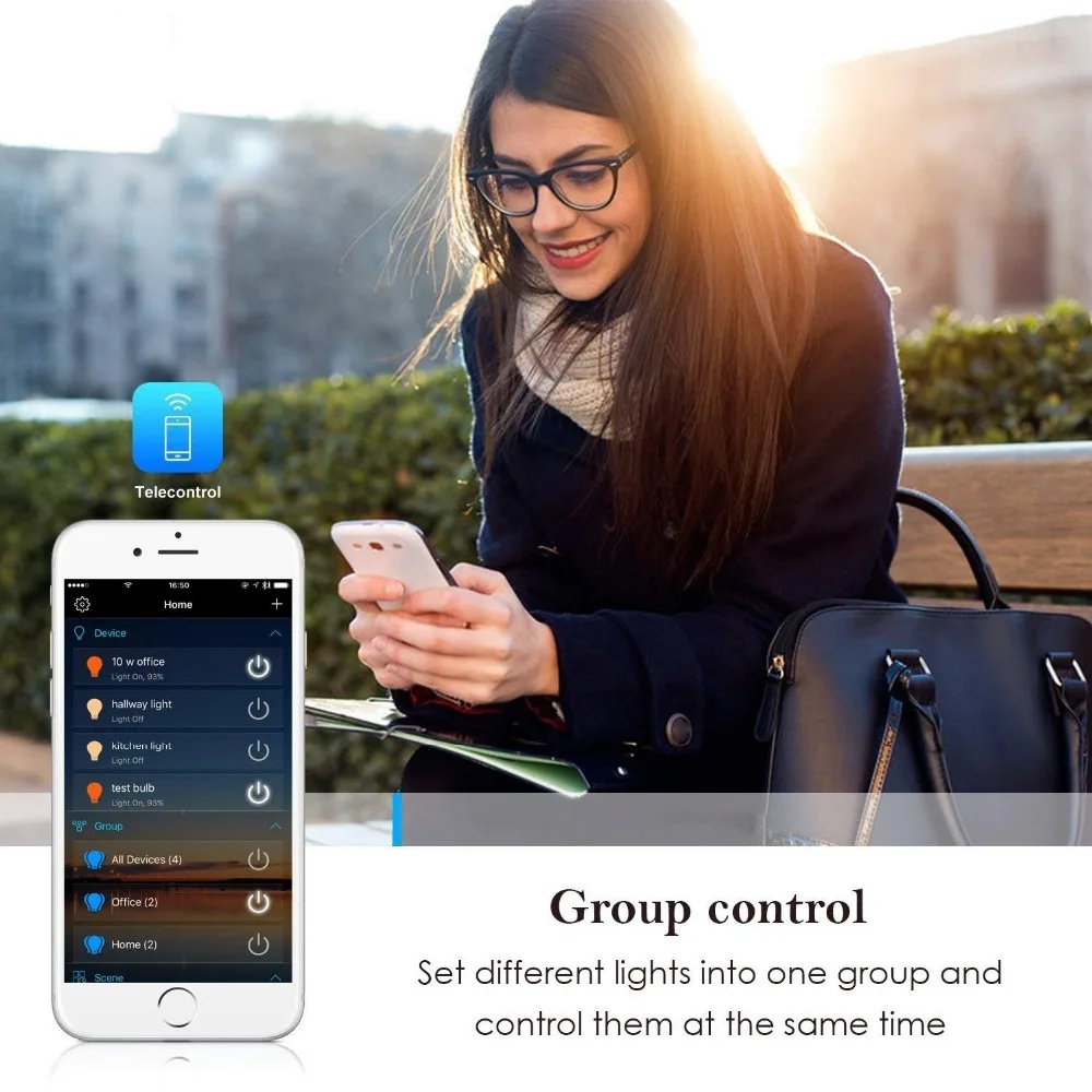 AC220V/240 V совместимый со смартфонами через Bluetooth APP контроллер RGB 5050 Светодиодные