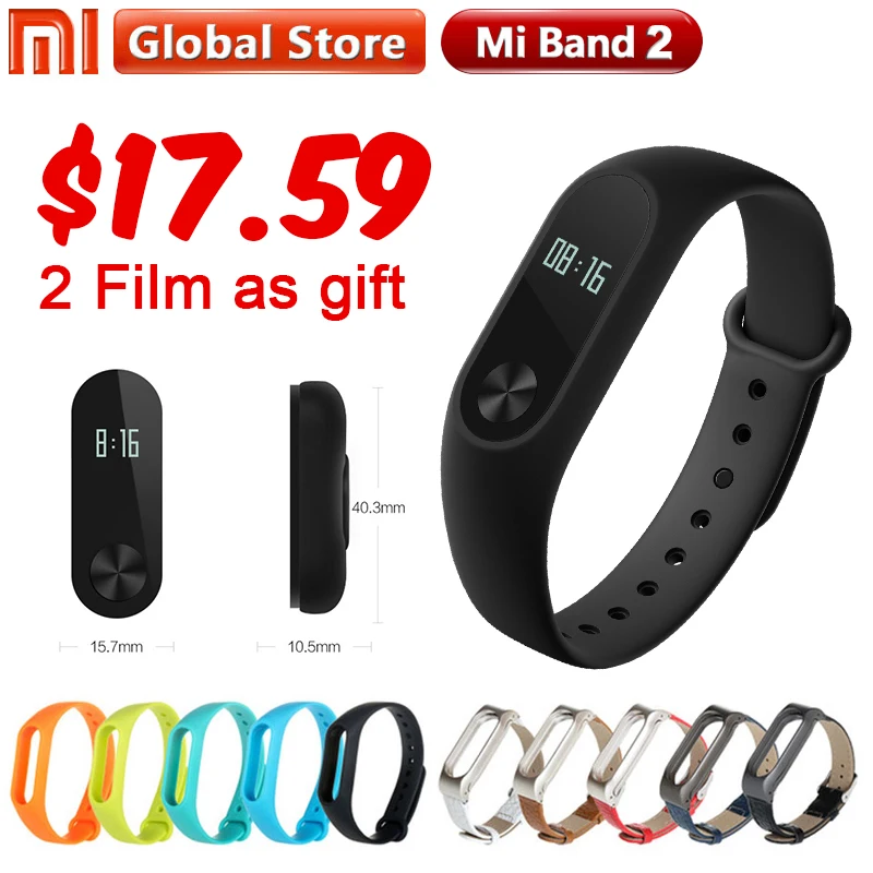 original xiaomi miband 2 oled display heart rate monitor bluetooth smart watch