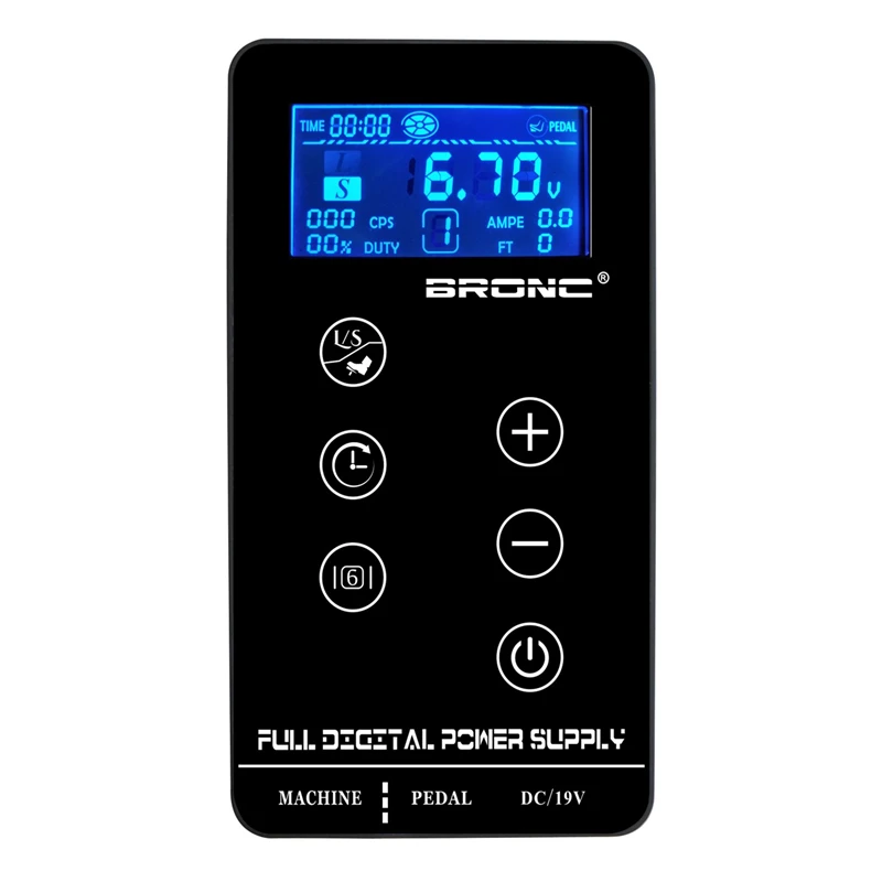 

Original Hummingbird Bronc 3A Tattoo Power Supply Digital LCD Touch Screen Makeup Dual Tattoo Power Supplpy