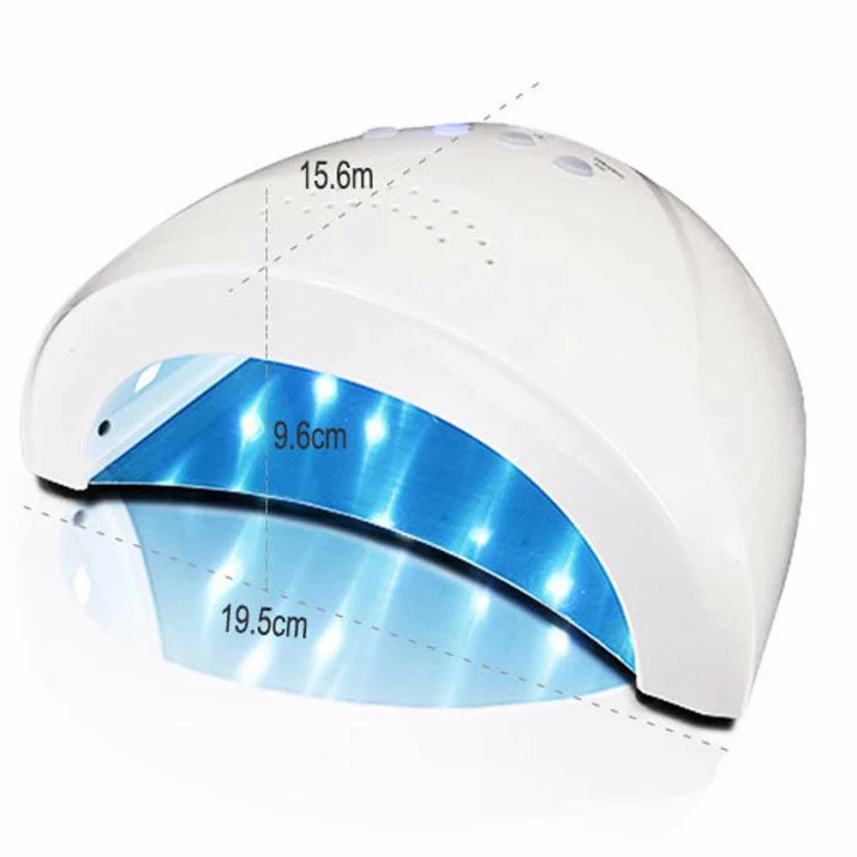 

HAICAR Drying Nail Polish Ultraviolet Lamp For Gel Varnish Drying Gel Nail Polish Dryer Led Lamp For Nail Art Salon Tools