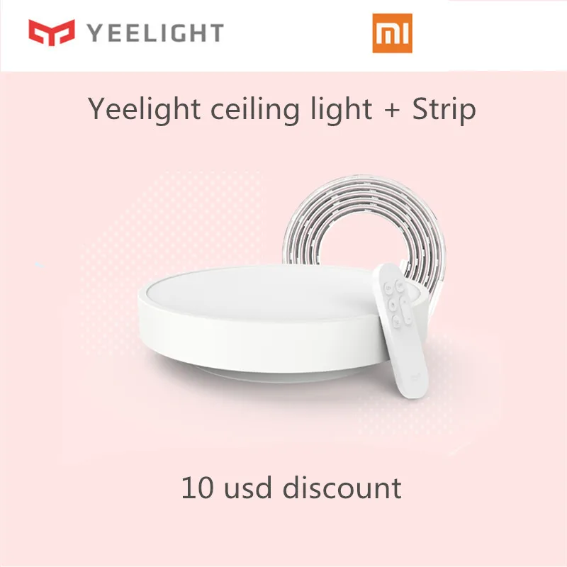 

Xiaomi Yeelight Smart APP Control Smart LED Ceiling Light Lamp IP60 Dustproof WIFI/Bluetooth & light strip work with MI home App