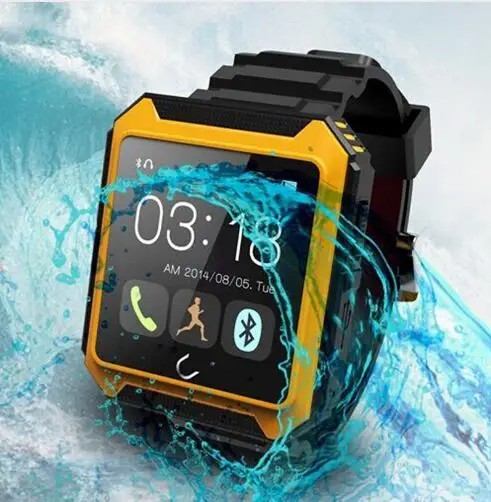 Bluetooth Smart watch Uterra Waterproof IP68 Pedometer font b SmartWatch b font Wrist Watch for iPhone