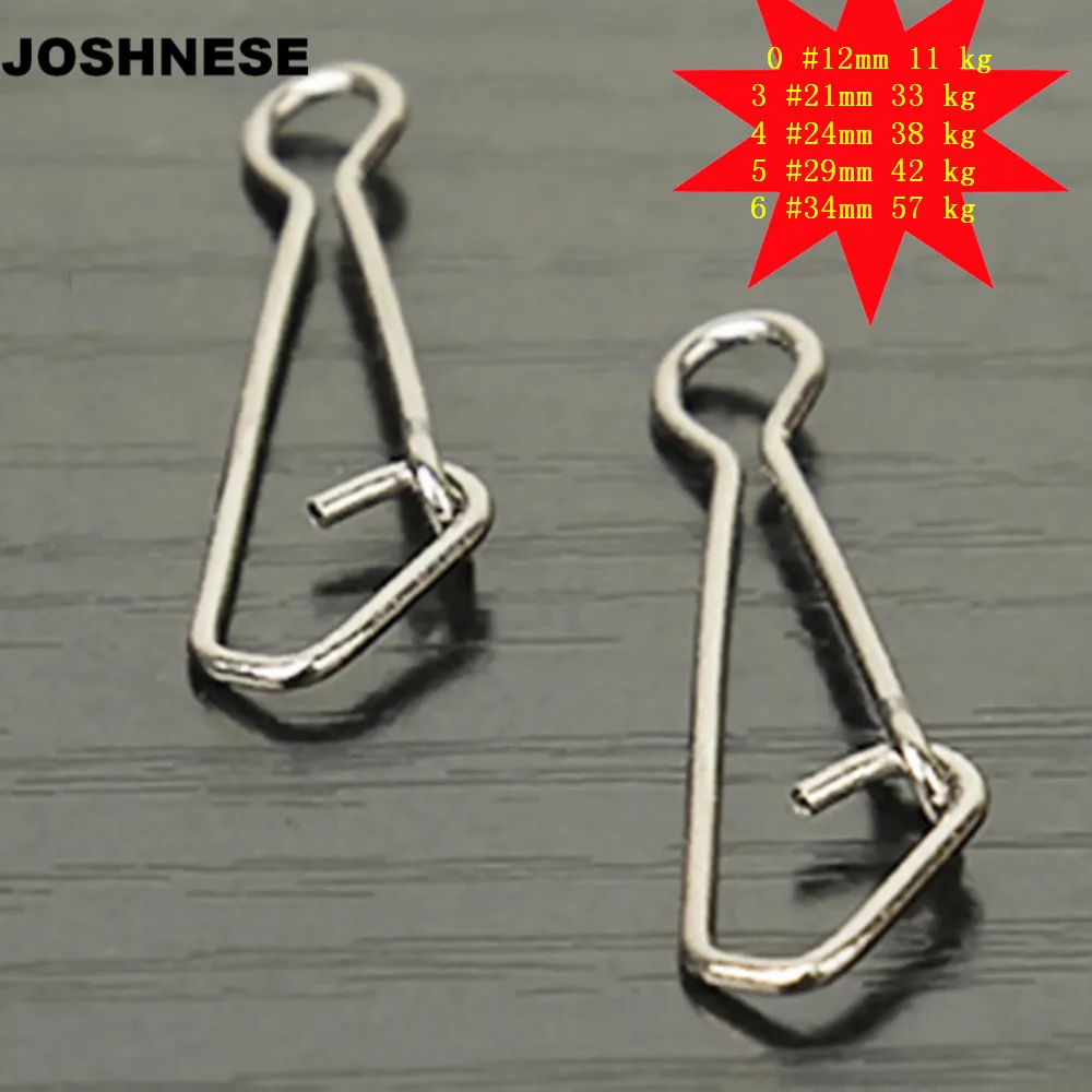 

50pcs Bearing Fishing Swivels Rolling Rings Interlock Hook Lure Fishhook Snap Swivels Connector Tackle Bait holder Device