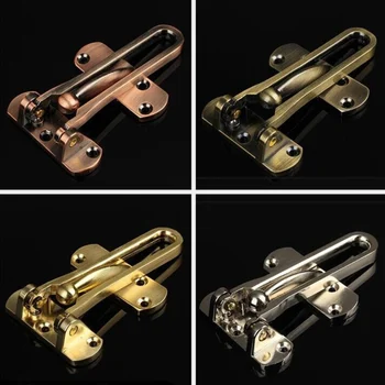 

Door Anti-Theft Buckle Home Security Door Lock Buckle Hotel Safety Door Bolts Zinc Alloy