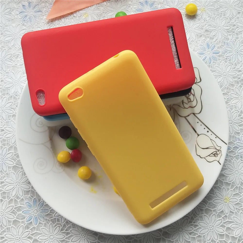 Macarons цветной ТПУ силиконовый матовый чехол для Xiaomi Redmi 4A высокое качество яркий