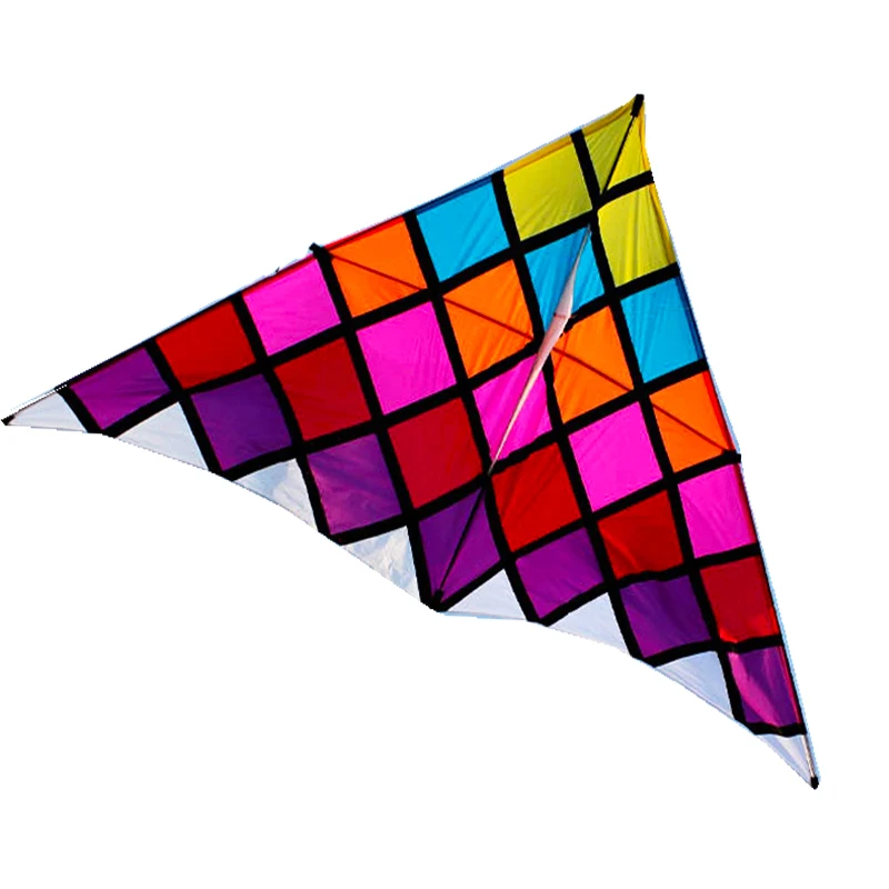 NEW Arrive 5squre Power Single Line Delta Kite nylon Cloth With Handle