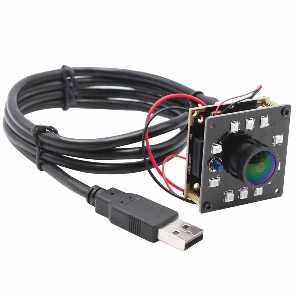 170 degree fisheye USB camera module 1080P CMOS OV2710 IR LEDS IR cut