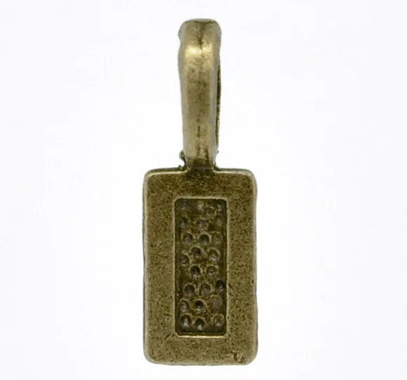 

DoreenBeads 50 Bronze Tone Tag Glue on Bail 21x7mm (B12953)