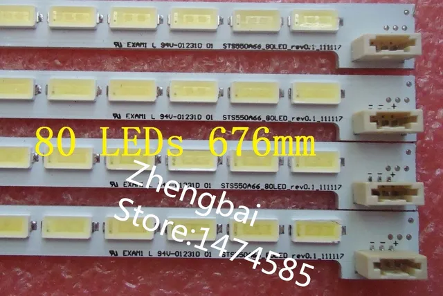 Best Offers 2 Piece LJ64-03515A LTA550HQ20 LTA550HQ22 LED55X5000DE LED strip STS550A66-80LED-rev0.1 80 LEDs 676mm 3 Pin Best Offers 2 Piece LJ64-03515A LTA550HQ20 LTA550HQ22 LED55X5000DE LED strip STS550A66-80LED-rev0.1 80 LEDs 676mm 3 Pin