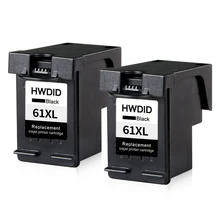 2 шт. 61XL черный картридж для HP 61 XL картридж использовать для HP DJ 1000 1010 1050 1510 2000 2050 2510 3000 3050 3052 Envy 4500