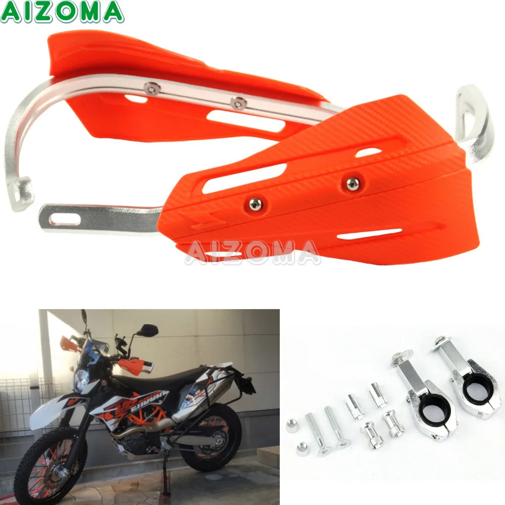 

Universal Motorcycle 1-1/8" (28.6mm) Handguards Orange Armor Hand Guard Kit Motocross Enduro For KTM EXCF/SMR/SCF/EXC/XCF/SX/XC