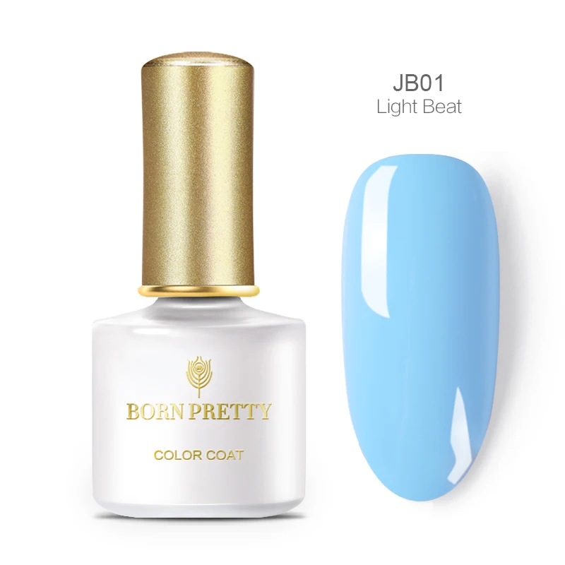 BORN PRETTY 60 Colors Blue Series Gel Nail Polish Pure Nail Color Soak Off UV Gel Polish Nail Art Lacquer Varnish 6ml Maicure - Цвет: BP-JB01